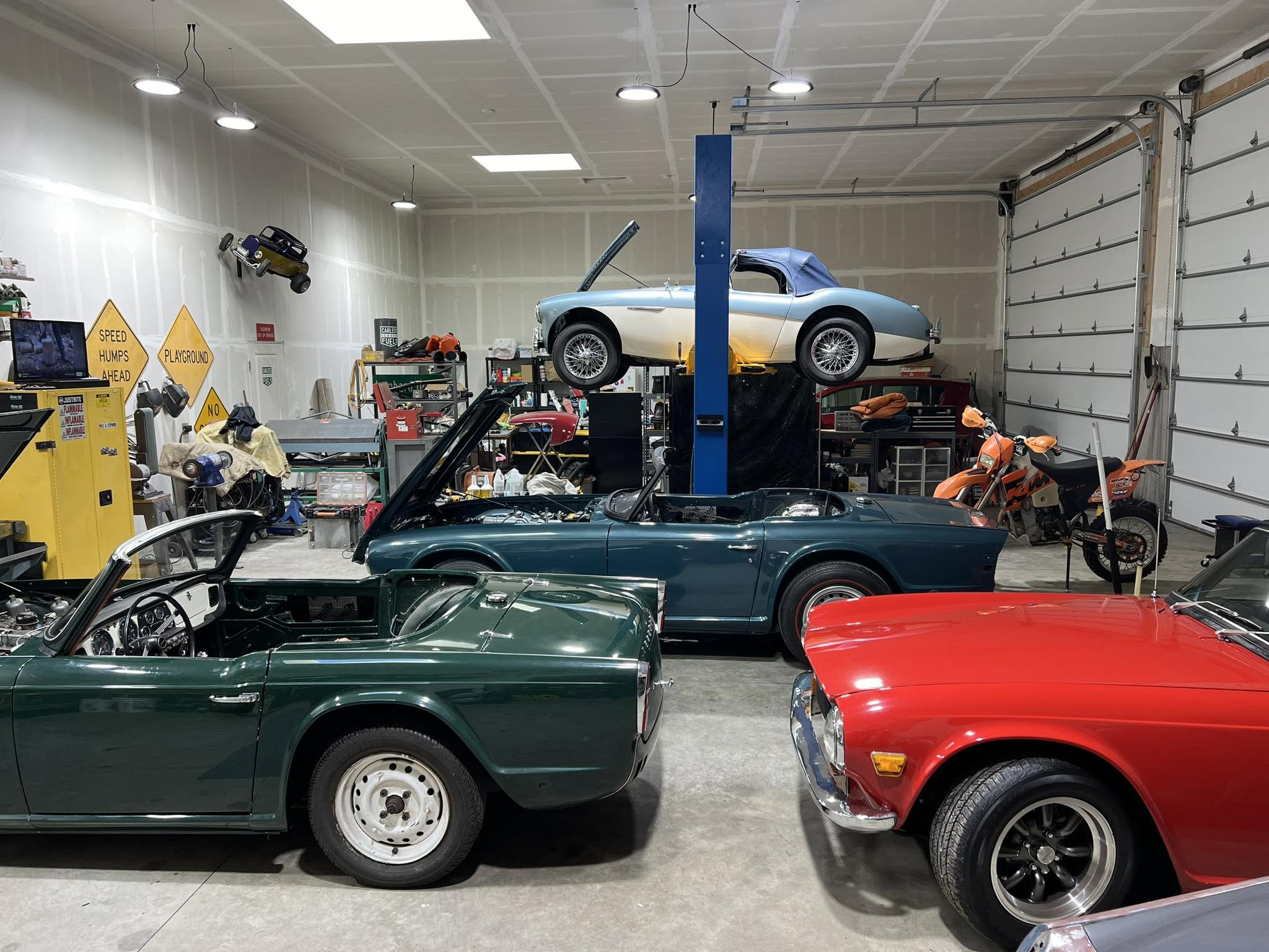 A classic British car from All British Restoration